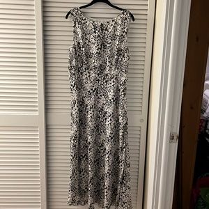 TALBOTS Silk Floral A-Line Dress - Women’s Sz 16